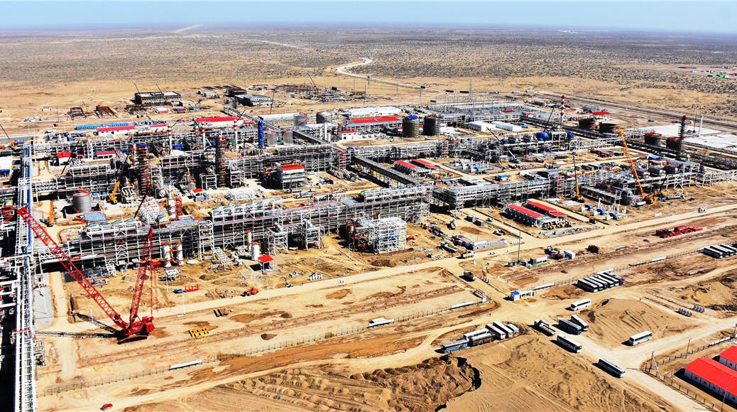 Строительство ГПЗ на Кандыме