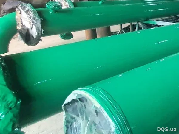 Трубы с фланцевыми концами после нанесения покрытия